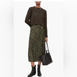 AllSaints Tiana Tamora Two-Piece Sweater Slipdress Size M